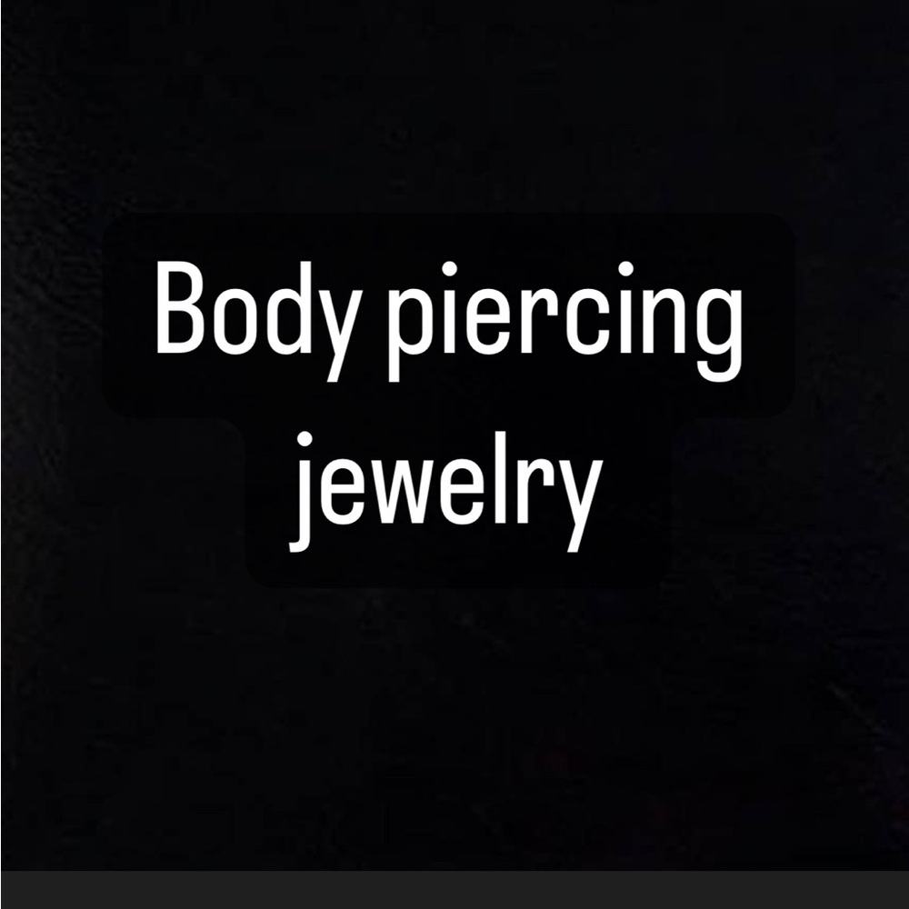 Women’s body piercing jewelry